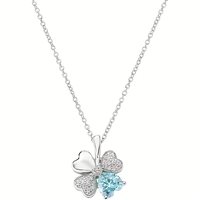 Collana Amen Donna Quadricuore in Argento Zircone CLPQUBAC - CLPQUBAC